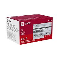 Выключатель автоматический дифференциального тока C 63А 300мА тип AC 4.5кА АД-4 S (электрон.) защита 270В PROxima EKF DA4-63-300S-pro